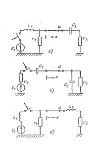 Расчёт переходных процессов в электрической цепи, содержащей длинную линию, МИИТ