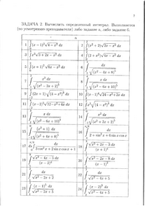 Решебник типового расчета по Математическому Анализу, II семестр, ВМС и Кибернетика, МГТУ МИРЭА